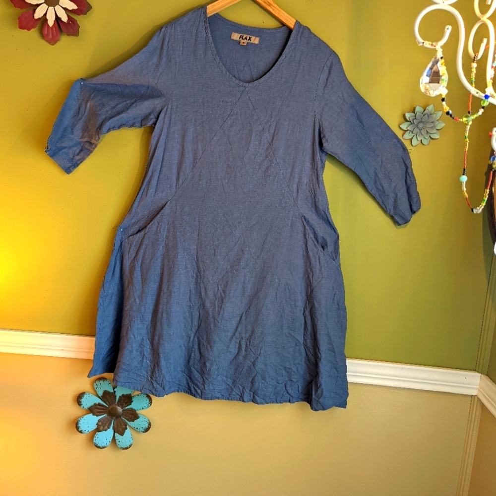 Flax dress by Jeanne Englehart